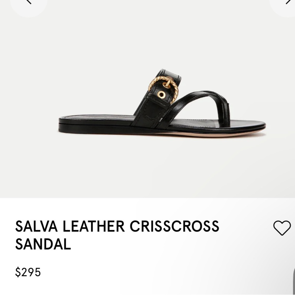 Black veronica beard sandals